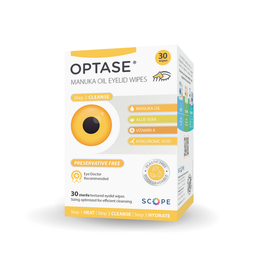 Optase Manuka Oil Eyelid Wipes